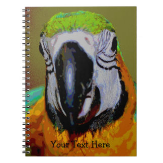 Macaw Parrot Oiseau Art Carnet animal