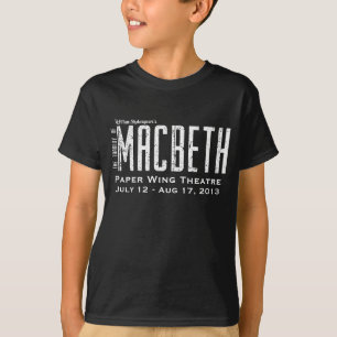 Macbeth - théâtre de papier d'aile - le T-shirt