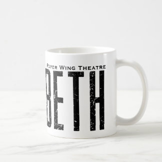 Macbeth - théâtre de papier d'aile - tasse de café