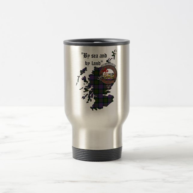 MacDonald Clan Badge Travel Mug (Centre)