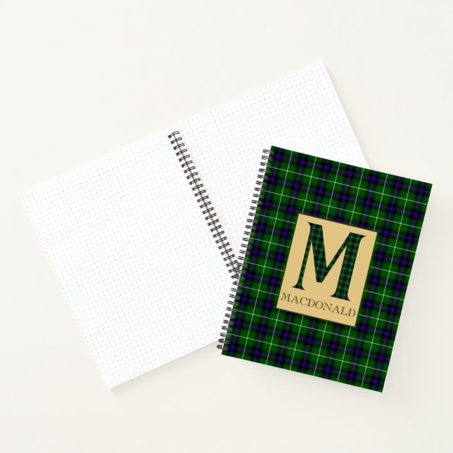 MacDonald Tartan Monogram M Carnet (Intérieur)