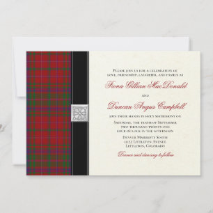 MacDougal MacDougall Tartan Faire-part de mariage