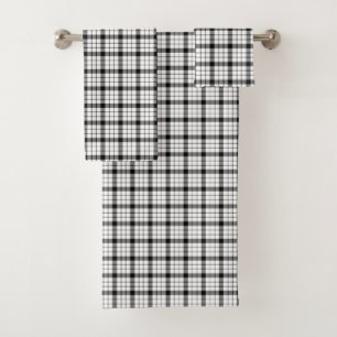 MacFarlane tartan noir blanc plaid