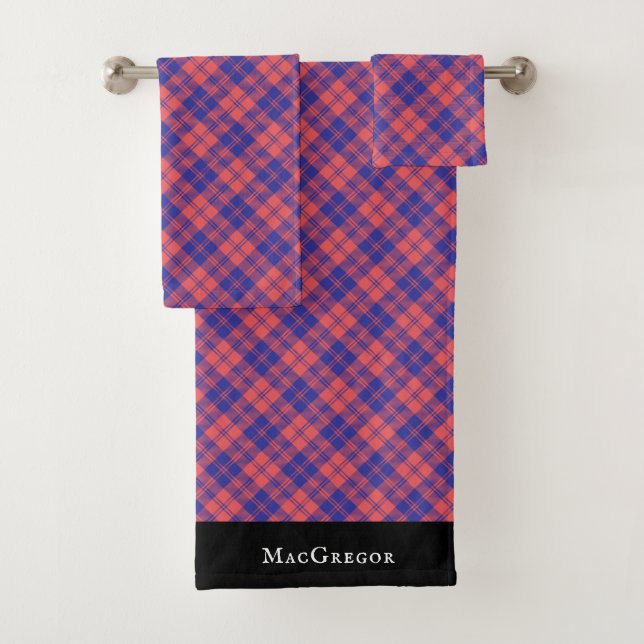 MacGregor de Glengyle Clan Scottish Tartan Plaid (En situation)