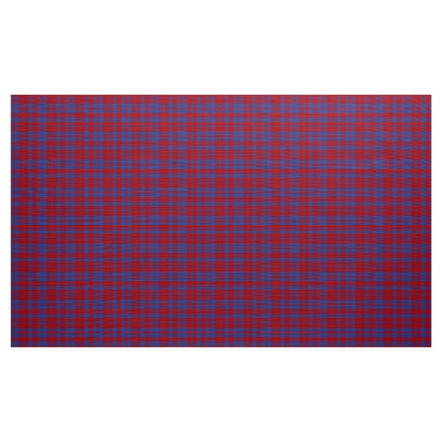 MacGregor Tartan Tissu rouge et bleu plaid (Yard)