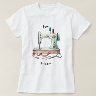 Machine à coudre artisanat mignon coudre t-shirt h