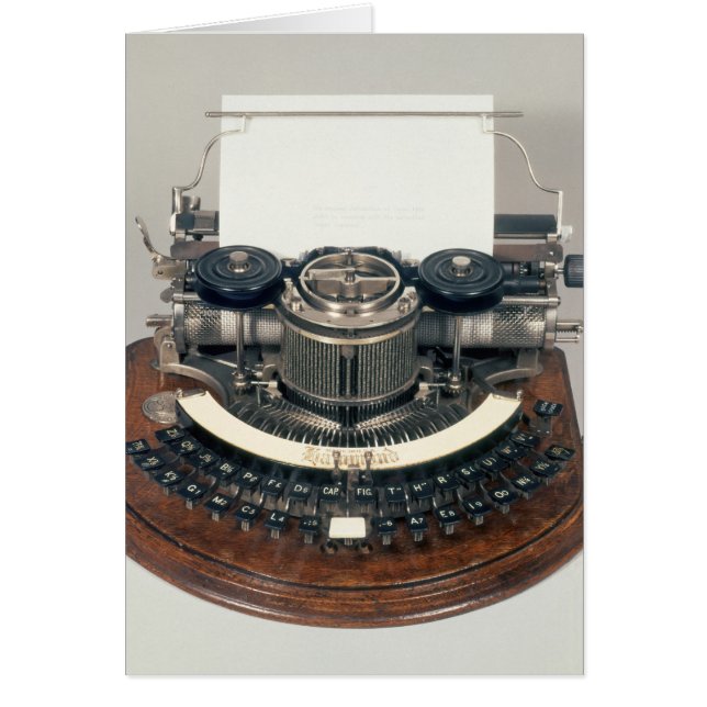 Machine à écrire de Hammond, avec le clavier idéal (Devant)