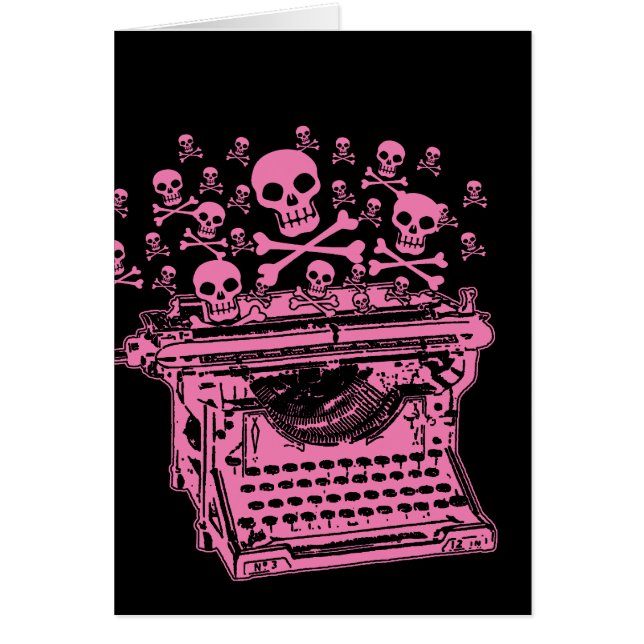 Machine à écrire Evil Rose (Devant)
