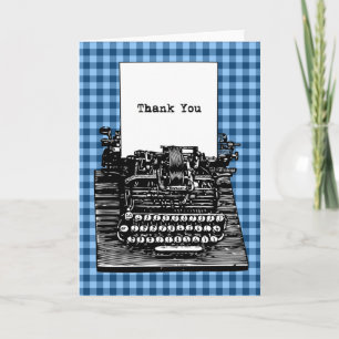 Machine à écrire vintage Merci