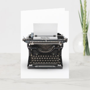 Machine à écrire Vintage Merci