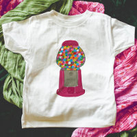 Machine à gumball rose bonbon Bubble Gum T-shirt