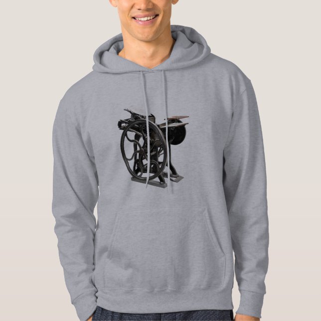 machine à lettres sweat - shirt à capuche (Devant)