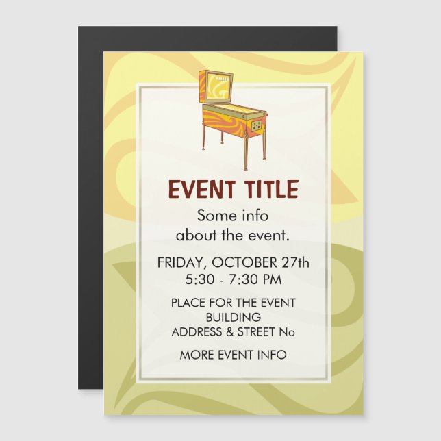 Machine à Pinball (Devant / Derrière)