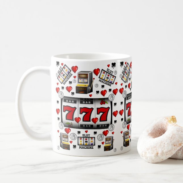 Machine à sous Casino Mug (Avec donut)