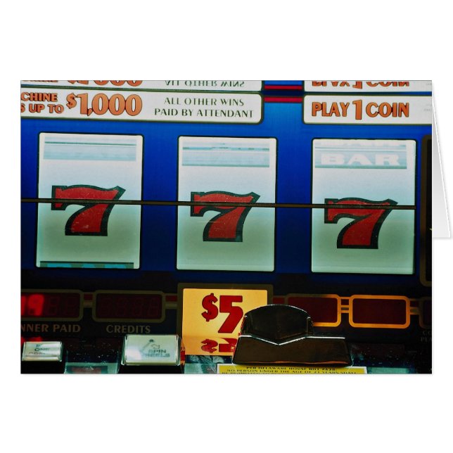 Machine à sous dans un casino (Devant horizontal)