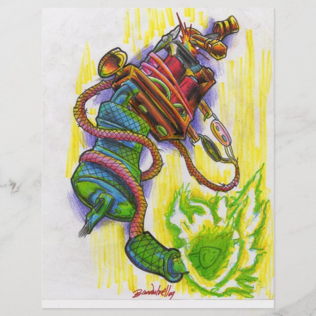 Machine à tatouer (Devant)