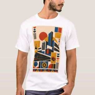 Machine Age – Geometric Art T-Shirt