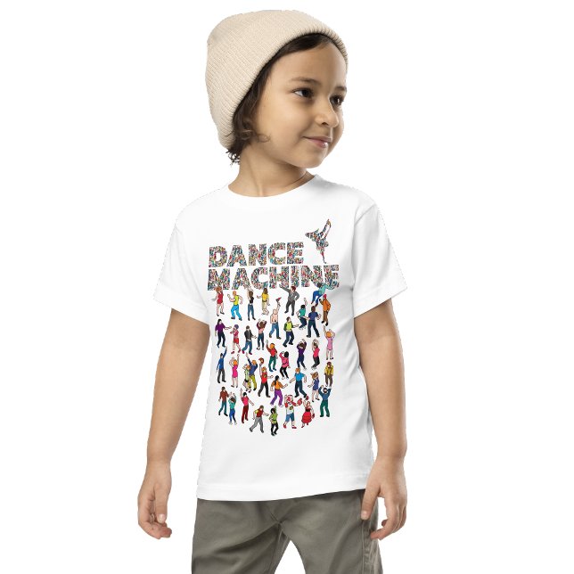 Machine de danse T-Shirt Colorful People Illustrat (White)