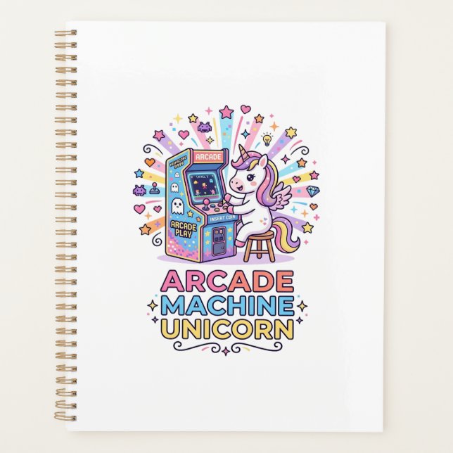 Machine de jeux vidéo Licorne Art POD Licorne prêt (Devant)