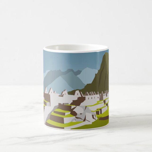 Machu Picchu Mug - Ancienne ville inca dans les nu (Centre)