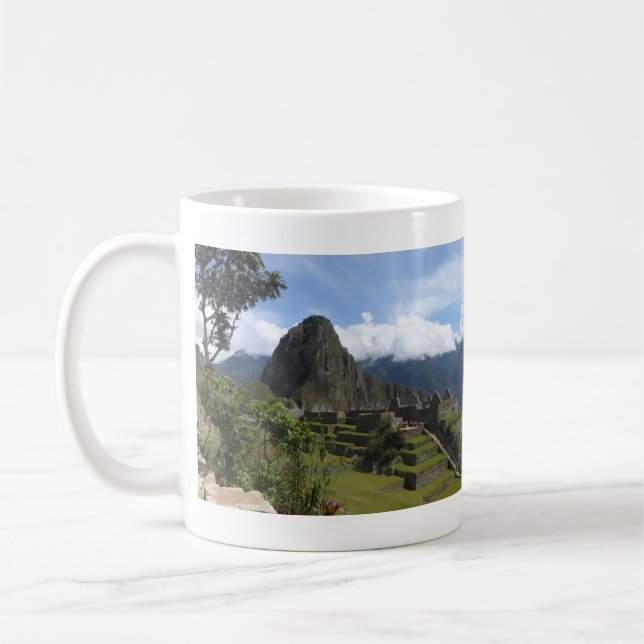 Machu Picchu Mug de café panoramique (Gauche)