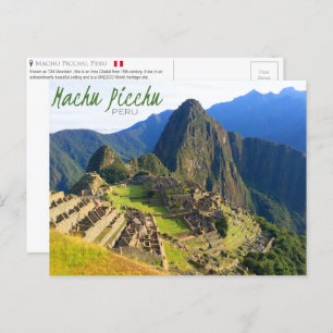 Machu Picchu, Pérou Carte postale
