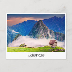 Machu Picchu, Pérou carte postale voyage