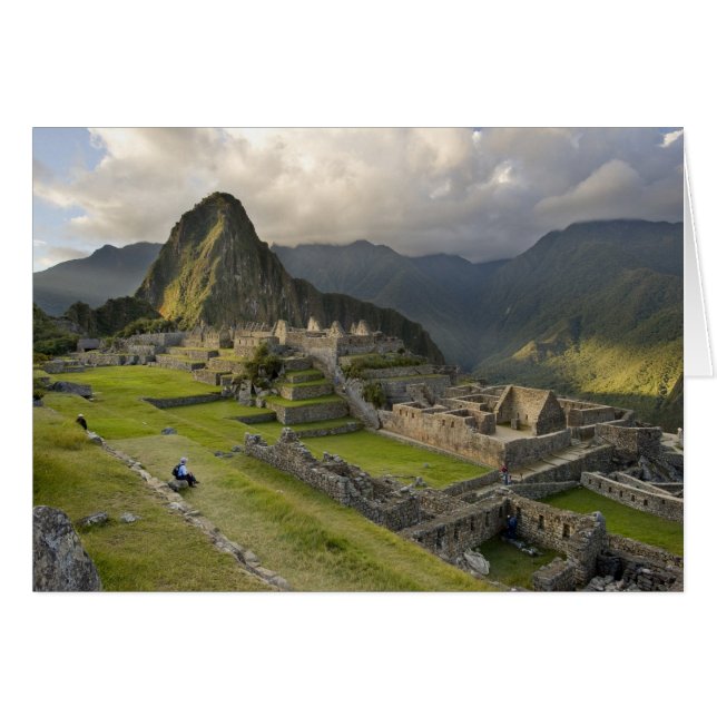 Machu Picchu, ruines anciennes, monde UNESCO (Devant horizontal)