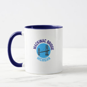 Mackinac Bridge Michigan Ville natale Café Mug