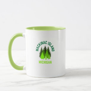 Mackinac Island Michigan Ville natale Café Mug