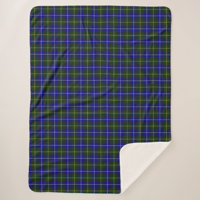 Macneil de Barra tartan bleu vert plaid (Devant)
