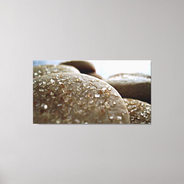 Macro Alimentation Photo Sucre Cookies Toile (Recto)