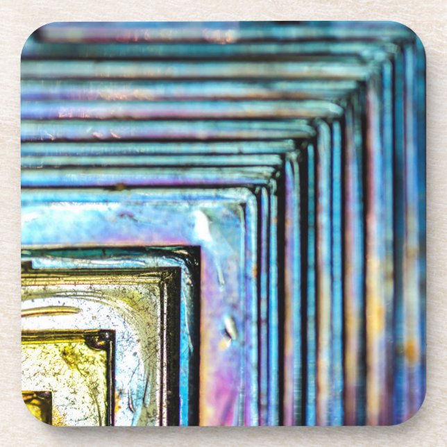 Macro dessous de verre abstraits de minerai de (Devant)