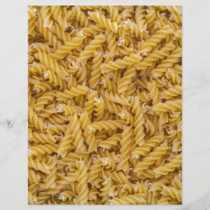 Macro pasta Fusilli en tant que structure arrière