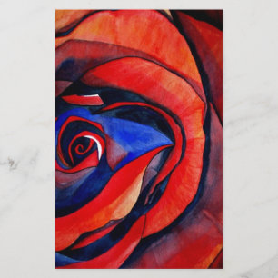 Macro rouge rose abstraite peinture d'art
