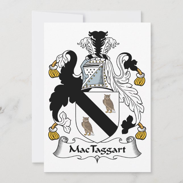 MacTaggart Family Crest (Devant)
