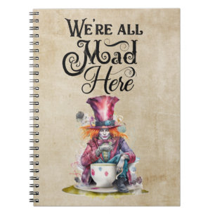 Mad Hatter Carnet Nous sommes tous morts ici