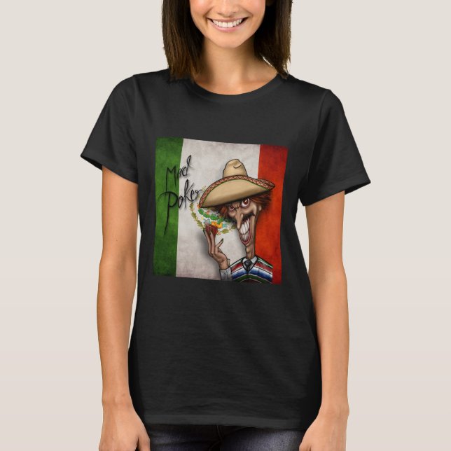 MAD Poker Cinco de Mayo T-shirt femme (Devant)