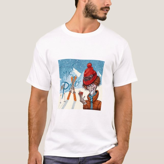 MAD Poker Ski Pazzo T-Shirt (Devant)
