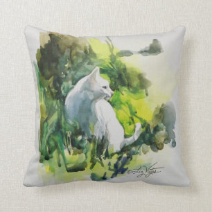 Madame au soleil coussin