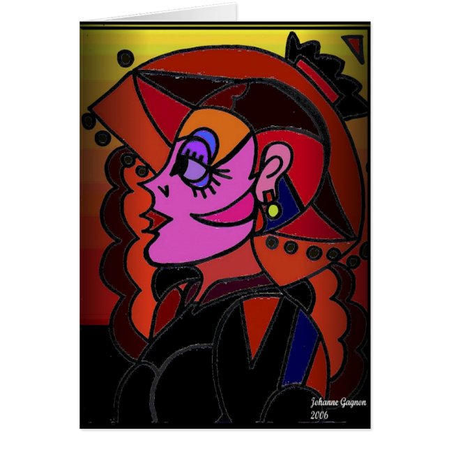 Madame avec le casquette (Devant)