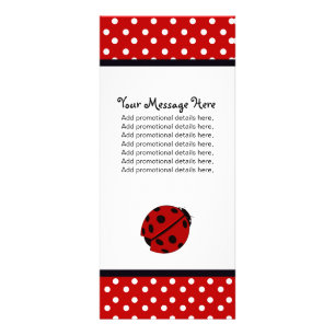 Madame Bug et cartes de support de pois