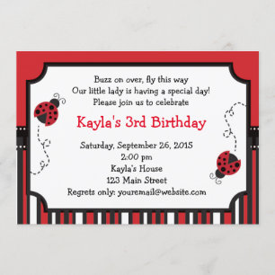 Madame Bug Invitation