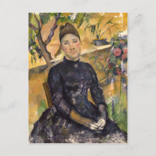 Madame Cézanne dans la serre carte postale