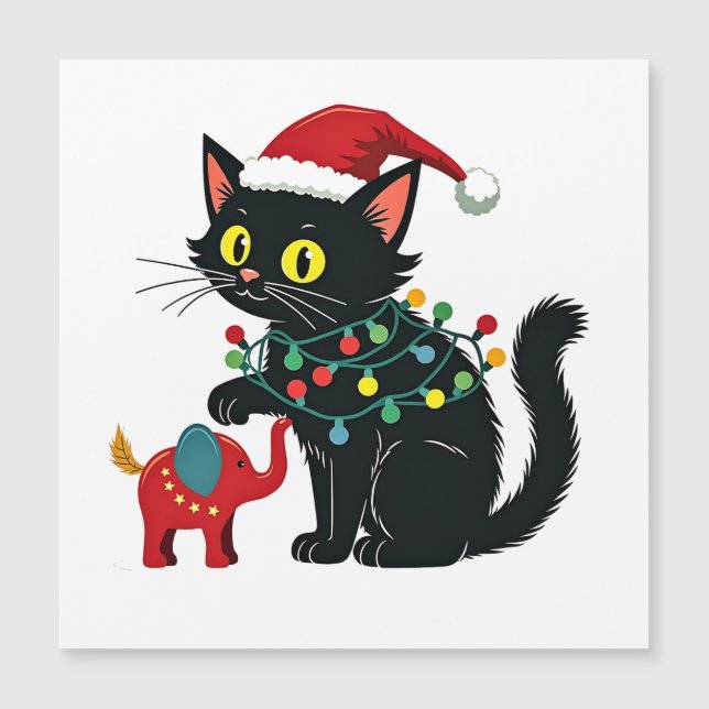 Madame Chat sans Enfants Noël Kamala Trump  (Devant)