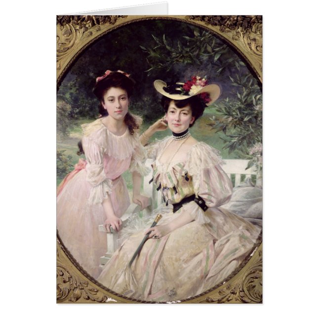 Madame Collas et sa Daughter, Giselle, 1903 (Devant)