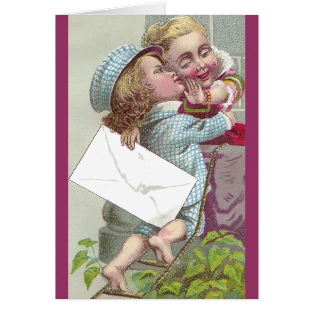 Madame Coyly Fends Off Kiss (Devant)