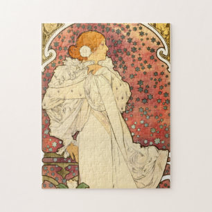 Madame d'Alphonse Mucha du puzzle de Camelias