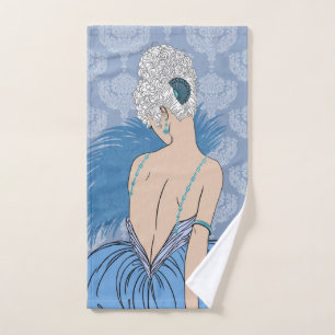 Madame d'art déco avec la damassé - BIANCA : Lun