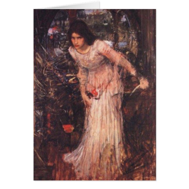 Madame de Shalott (étude) (Devant)